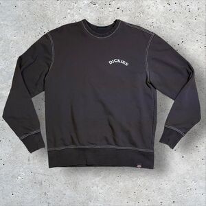 Dickies Dark Brown Beavertown Sweatshirt Size Large Brown Heavyweight Workwear